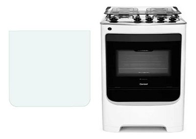 490x460 56stb 56dtb 56tbe Electrolux  Vidro Do Fogão 4 Bocas  490x455