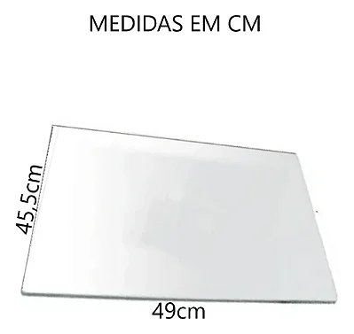 Vidro Interno Compativel Com o Forno Do Fogão  Electrolux  4 Bocas 56stb 56dtb 56tbe  490x460