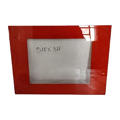 510x378x4 Vidro Vermelho Forno Progas Prp-004 G2