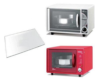 280X190 Vidro Forno Elétrico Fischer Compact 15l