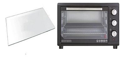 410x265 Black Decker Ft50p Vidro 4mm Para Forno Elétrico