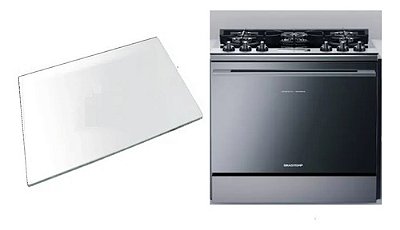657X385 Brastemp Inox 5 Bocas Bys5vcrrna Vidro Interno Forno Fogão