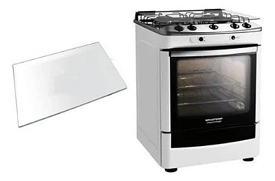 485x460 Brastemp Unique Protege Bf160d  Vidro 4mm  Interno Forno Fogão
