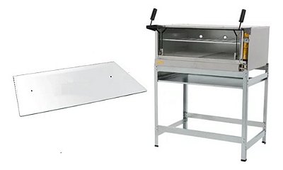 828x280 Vidro 4mm Forno Guilhotina Metalmaq Frente 80x60