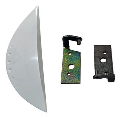 KIT PUXADOR TRAVA FISCHER GRILL 44L CINZA