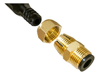 Adaptador Aperto Rapido Rosca Para Bico 1/2 X 3/8 Bm