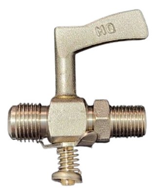 REGISTRO LAT CROM 1/4 BSPT(E) X 1/8 BSP(I) X 3/8 SAE