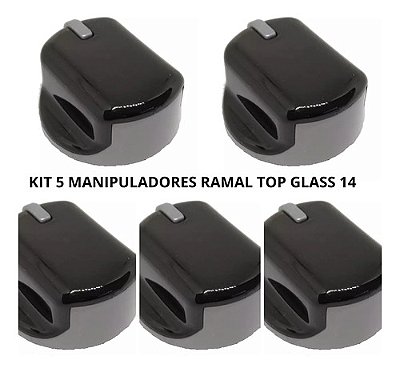 KIT 5 MANIPULADOR RAMAL TOP GLASS 14