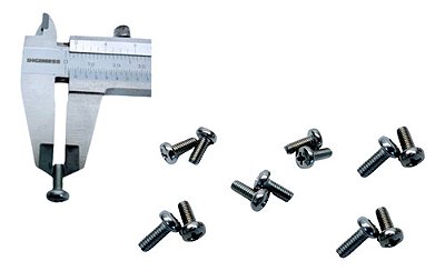 KIT 12 PARAFUSOS  INOX 304 M4 X 10 NT FOGÃO