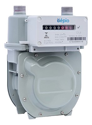 MEDIDOR VOLUMETRICO GAS DIAFRAGMA G1.0 AEPIO MEC10 CONEXAO 3/8 SAE