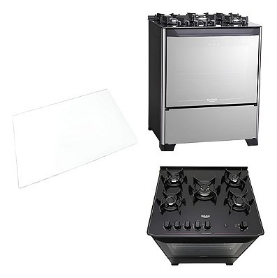 615x440 Vidro Interno Compativel C/ Dako Magister 5 Bocas  620X440