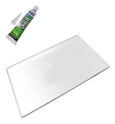 Vidro Para Forno 46l Ou 42l Philco 435x244 + Cola