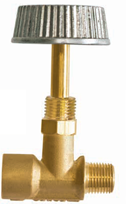 Registro de Latão 1/8  ROSCA INTERNA x 1/8 ROSCA EXTERNA