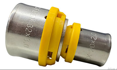 UNIAO DE TUBO C/ REDUCAO P/ GAS 32-20MM