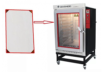 1140x845 5mm  Vidro Forno Turbo Elétrico Digitop 10 Esteiras Ftde-10 Venânancio
