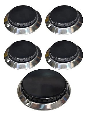 Kit 5 Bocas Chef Para Fogão Electrolux 76lbu 76lsu