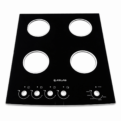 Mesa Vidro Fogão Atlas 4 Bocas Original Atenas Monaco Agile