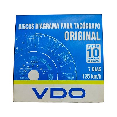 Disco de Tacógrafo Semanal 125km