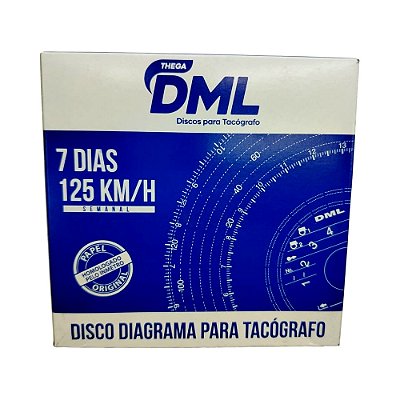 Disco de Tacógrafo Semanal 125km