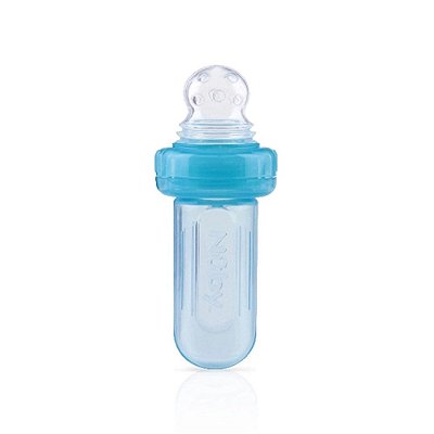 Alimentador para Bebê de Silicone Azul Nuby