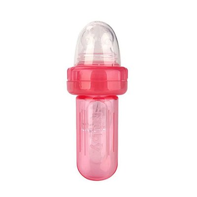 Alimentador para Bebê de Silicone Rosa Nuby