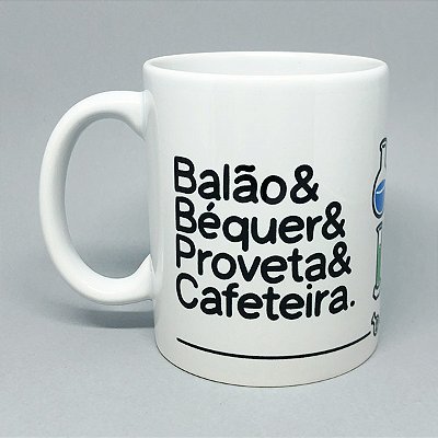 Caneca Vidraria de Laboratório