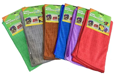 Pano Multiuso de Microfibra - Premium - 50x60 - 260 GSM-ATACADO
