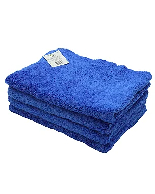 Kit Pano de Microfibra, 40x60cm - 500gsm Azul