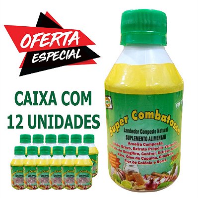 Lambedor  SUPER COMBATOSSE -  CAIXA COM 12 UNIDADES.
