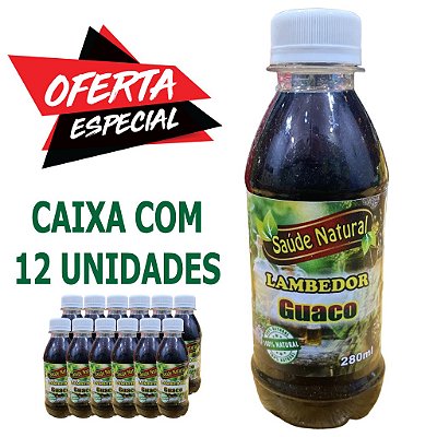 Lambedor GUACO -  CAIXA COM 12 UNIDADES.
