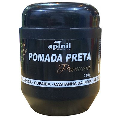 Pomada Preta Premium 240g - Pomada massageadora