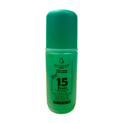 Óleo Desodorante Massageador 15 Ervas - 130ml Bio Instinto