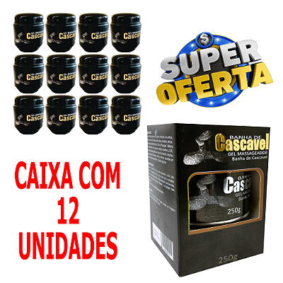 Gel massageador Banha de Cascavel 250g - Erva Nativa - Cx. 12 unidades