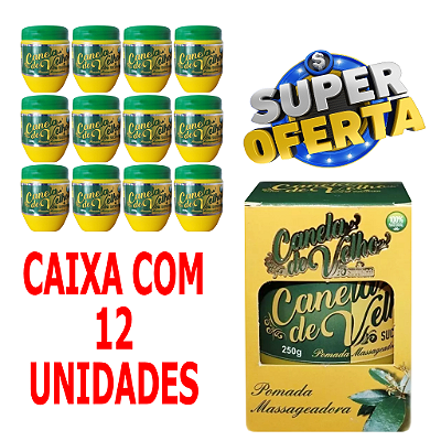 Pomada massageadora Canela de Velho & Sucupira - 250g - Erva Nativa - Cx. 12 unidades