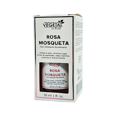 Óleo de Rosa Mosqueta Hidratante/Revitalizante 30ml-Vegetal do Brasil