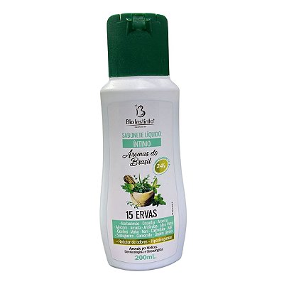 Sabonete íntimo 15 ERVAS - 200ml - Bio Instinto
