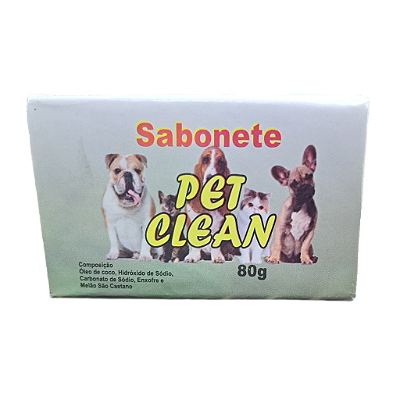 Sabonete PET CLEAN Cães e Gatos - 90g