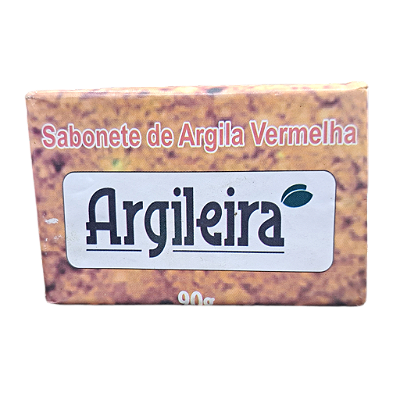 Sabonete de ARGILA VERMELHA - Argileira 90g