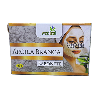 Sabonete ARGILA BRANCA - Wedical - 90g