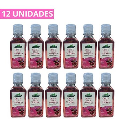ÓLEO DE ROSA MOSQUETA 130ml - Pura Saúde - Cx. 12 Unidades