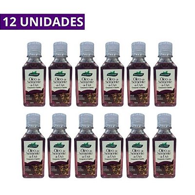 ÓLEO DE SEMENTE DE UVA 130ml - Pura Saúde - Cx. 12 Unidades