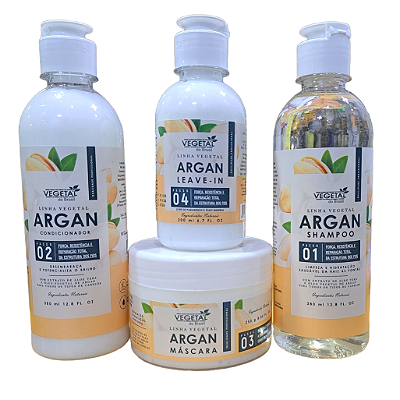 Kit Capilar Especial Argan – Vegetal do Brasil