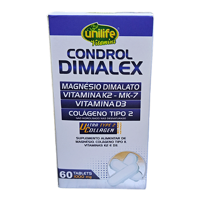 Condrol Dimalex Colágeno Tipo II Unilife 60 Comprimidos