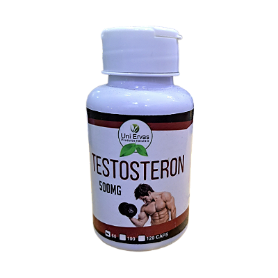 Testosteron 60 cápsulas 500mg - Uni Ervas
