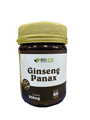 Ginseng Panax 60 cápsulas 500mg - Bio Leve