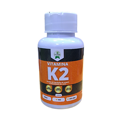 Vitamina K2 60 cápsulas 500mg - Uni Ervas
