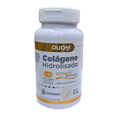 Colágeno Hidrolisado Verisol Com 30 Cápsulas DUOM