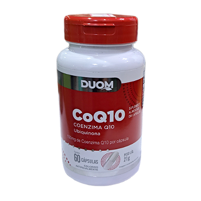 COQ10 Coenzima Q10 com Vitaminas -  60 Cápsulas DUOM