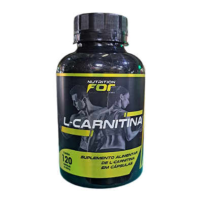 L-Carnitina 120 cápsulas 600mg - Nutrition For