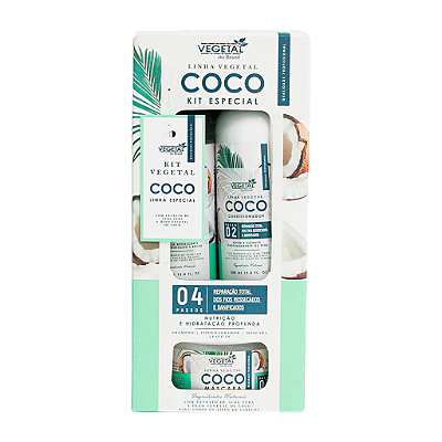 Kit Capilar especial Coco – Vegetal do Brasil